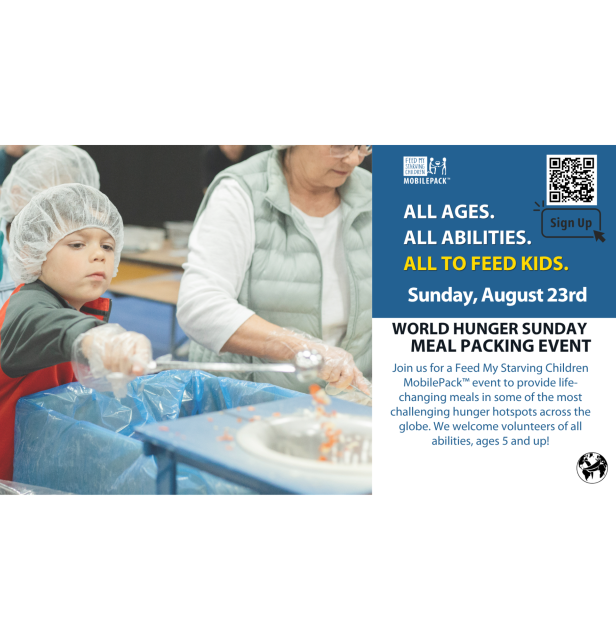 World Hunger Sunday Meal Packing Event